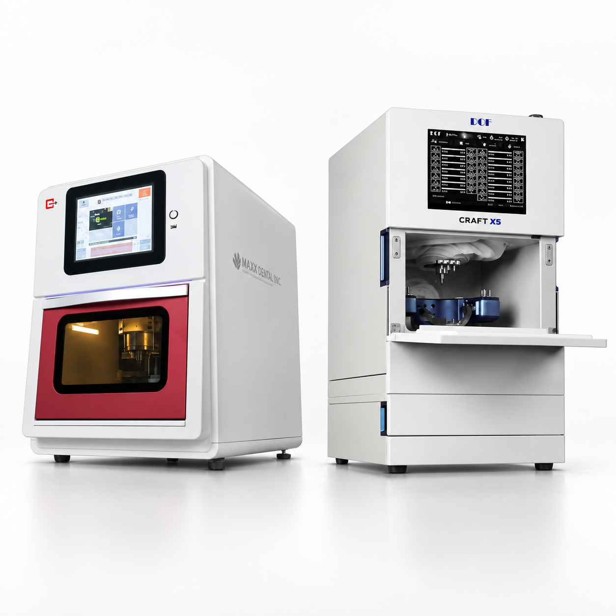 Сравнение фрезерных аппаратов Robots and Design DS200-4WA и DOF CRAFT X5