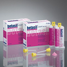 Слепочная масса А-силиконовая Betasil light fast set - корр. слой высокой текуч быстр. отвер 2Х50 мл