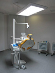 Светильник 458EL DENTA Mid для клиники, 4 лампы по 54 Вт, с диммером