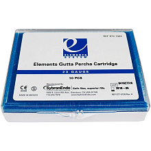 Elements Gutta Percha Cartridge, гуттаперча в картриджах 23GA, средняя вязкость, в упаковке (10 шт)