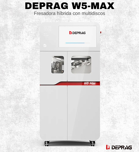 Фрезерный станок Deprag W5 MAX (3 кВт) с авточенджером на 8 дисков