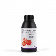 Фотополимер HARZ Labs Basic Resin, красный (0,5 кг)