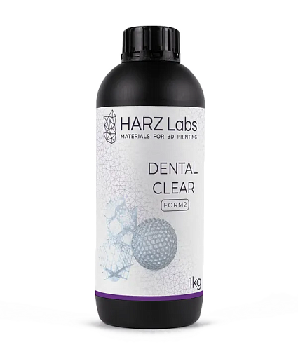 Фотополимер HARZ Labs Dental Clear Form2, прозрачный (1 кг)