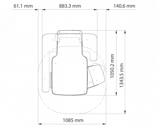 Vatech Smart Plus, анатомический FOV 12 × 9 см