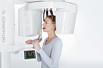 Dentsply Sirona Orthophos SL 3D, FOV до 11 × 10 см, с цефалостатом