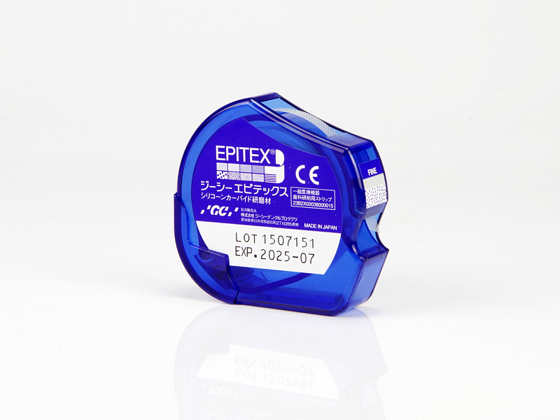 GC Epitex refil Fine- полимерные штрипсы для финирования и полирования, мелкозернистые, картридж с лентой 10 м, цвет серый