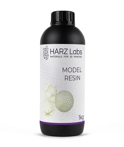 Фотополимер HARZ Labs Model Resin, прозрачный натуральный (1 кг)