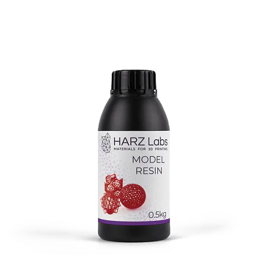 Фотополимер HARZLabs Model Resin, вишневый (0,5 кг)