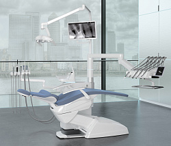 Стоматологическая установка Stern Weber S320 TR (эл.мотор, турбина, свет 50000 Лк)