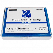 Elements Gutta Percha Cartridge, гуттаперча в картриджах Heavy 23GA, высокая вязкость, в упаковке (10 шт)