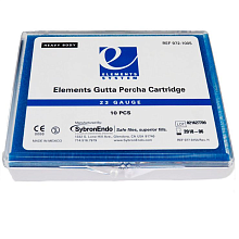 Elements Gutta Percha Cartridge, гуттаперча в картриджах Heavy 23GA, высокая вязкость, в упаковке (10 шт)