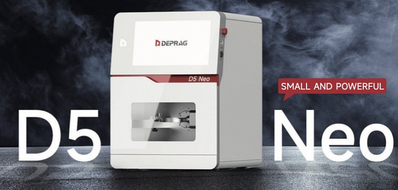 Deprag D5 Neo — 5 осевой сухой фрезерный станок для циркония и PMMA