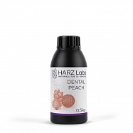 Фотополимер HARZLabs Dental Peach, персиковый (0,5 кг)