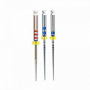 Maillefer ProTaper GOLD F3 25MM STER 6 шт- формирующий файл с прогрессирующей конусностью (голубые)