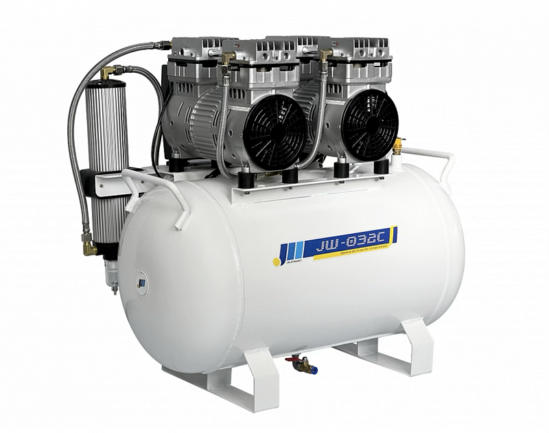 компрессор JUNWEI JW-032C (D) с осушителем, 128 л/мин, ресивер 65 (до 4 установок)