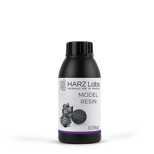 Фотополимер HARZ Labs Model Black, черный (0,5 кг)