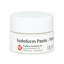 PD,Швейцария IODOFORM paste- паста йодоформно-камфорная для лечения инфицированных каналов и пародонтитов, 15 г