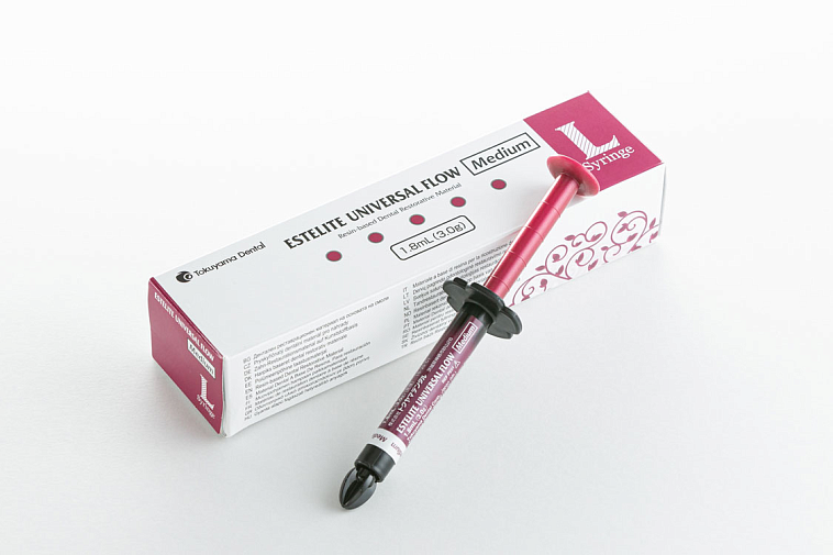 Tokuyama Dental, Япония Estelite Universal Flow Medium L шприц OPA4 3.0 г (Токуяма, Япония)