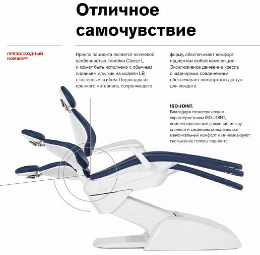 Стоматологическая установка Anthos Classe L9