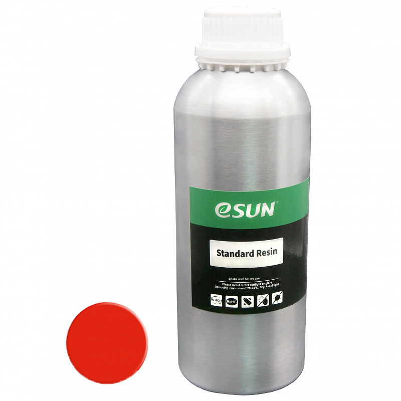 Фотополимер ESUN Standard красный (1 л)