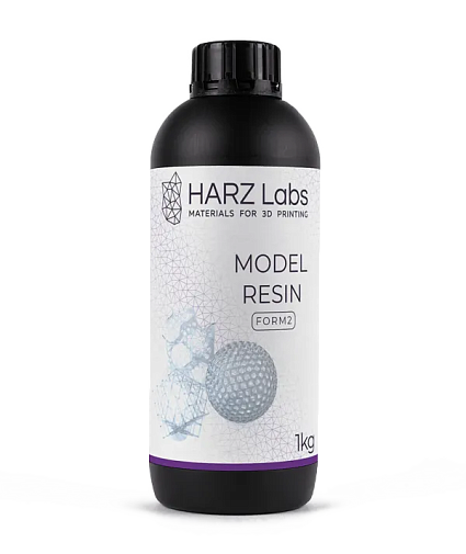 Фотополимер HARZLabs Model Resin Form2, прозрачный (1 кг)